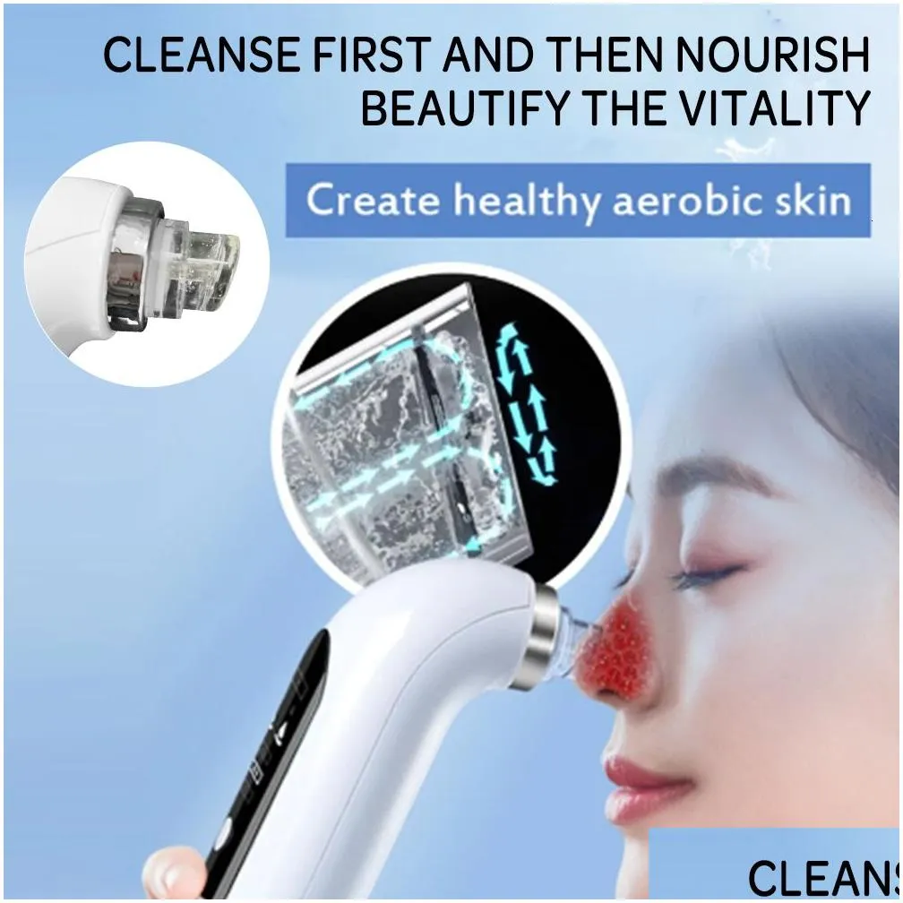 face care devices blackhead remover pore vacuum face cleaner electric pimple black head removal usb rechargeable water cycle cleaning tools