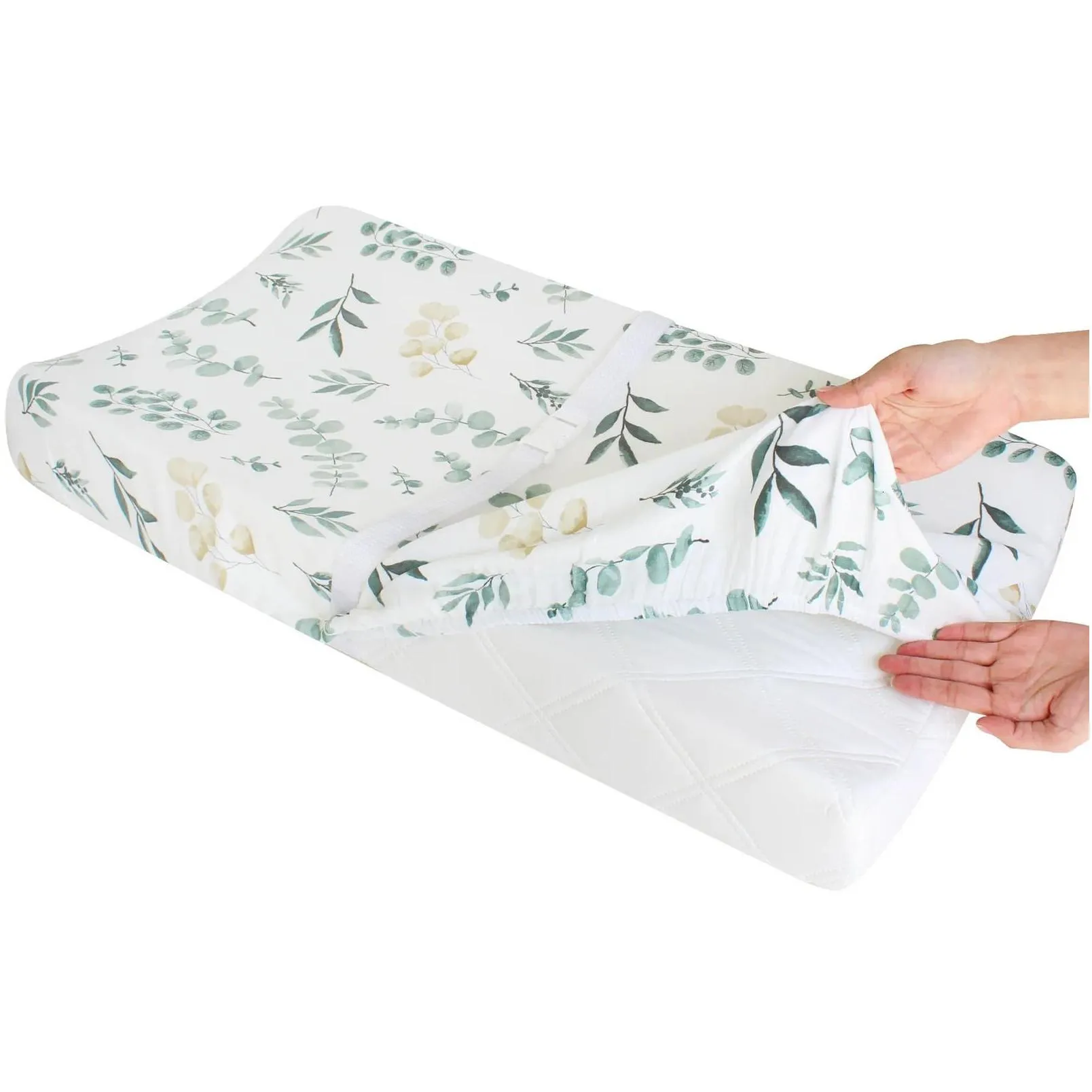 Changing Pads Covers Pad Cover Print Elastic Fitted Crib Sheet Infant Toddler Bed Nursery Unisex Diaper Change Table 231202