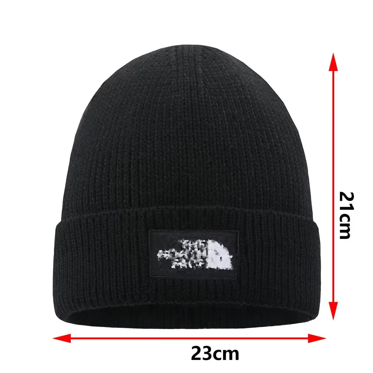 Outdoor Hats New the North Hats Headwears Cashmere Thick Knit Men Face Cap Trend Explosion Woolen Beanie Hat Women All Take Warm