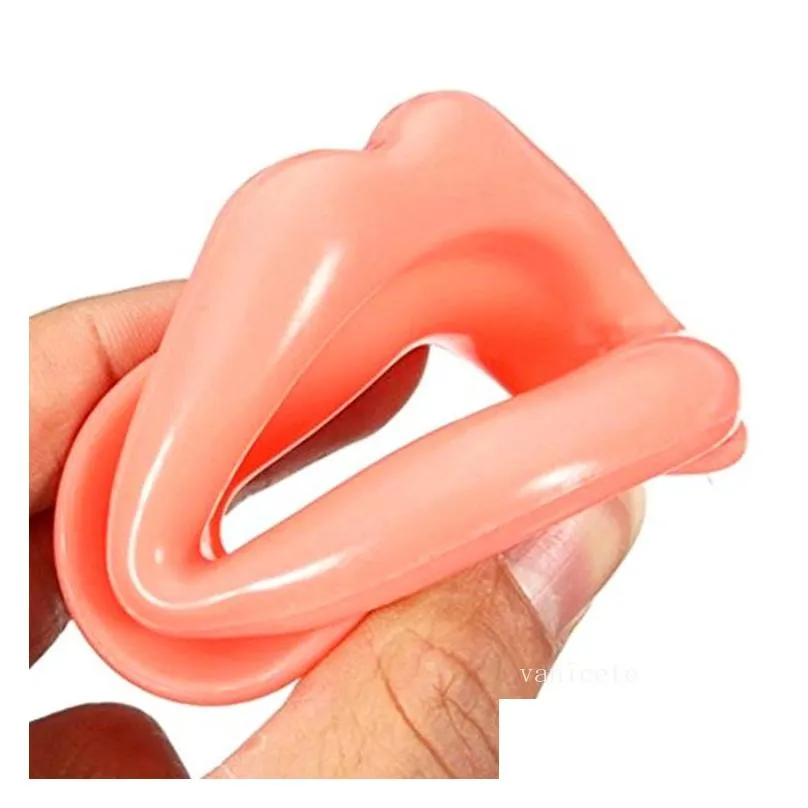 Party Favor Party Favor 3 Colors Sile Rubber Face Slimmer Exerciser Lip Trainer Oral Mouth Muscle Tightener Anti Aging Wrinkle Masr Ca Dhfcf