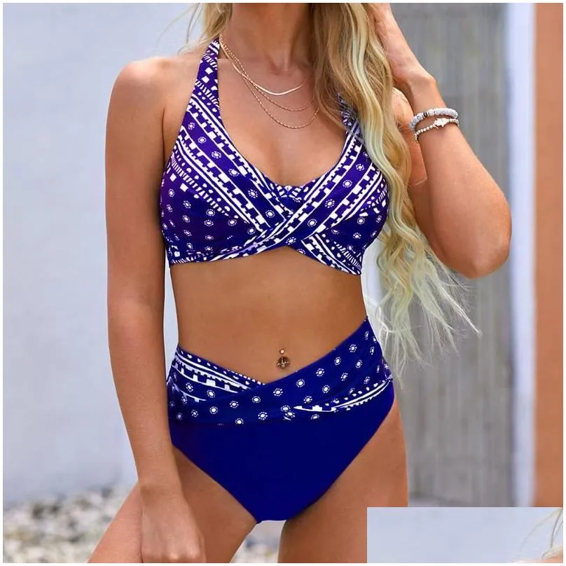 High Waist Dots Print Bikini Set: Plus Size Swimwear For Women With Padded  Padding Ideal For Beach And Pool From Bdegirl, $16.47