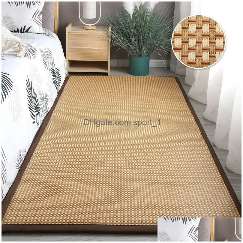 carpets summer laying the floor sleeping mat artifact rattan mattress home bedroom cool mats cushion tatami