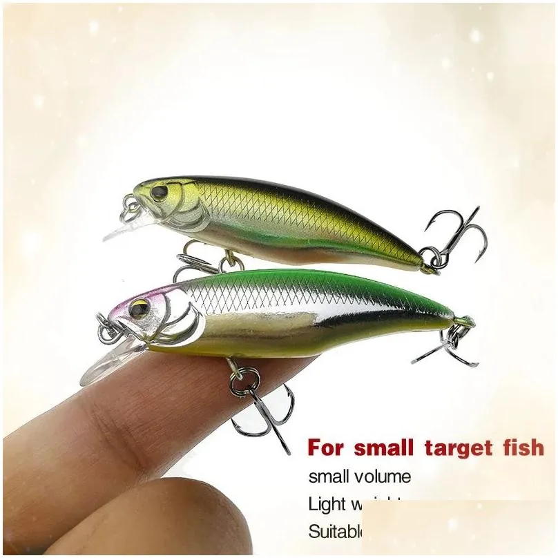japanese style fishing lures sinking minnow hard bait 52mm 4.5g wobblers jerkbait bass trout lure swimbait for perch trout