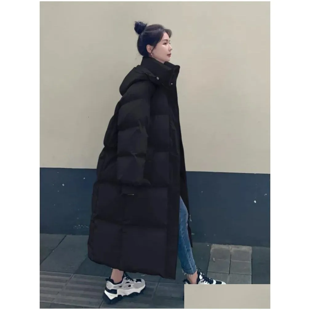 Women`S Down & Parkas Womens Down Parkas Coats Longstyle Cotton Dress Korean Version Large Size Fashion Jackets Winter Heat Parka Femi Dhlxx