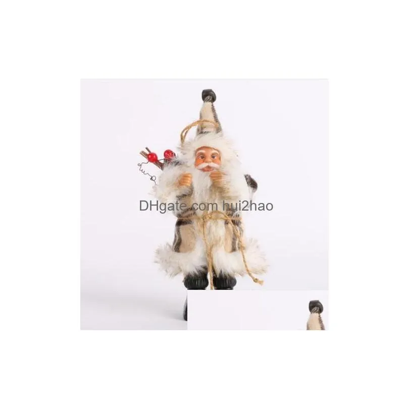 christmas santa claus doll toy home christmas decorations christmas tree decorations xmas happy year gift