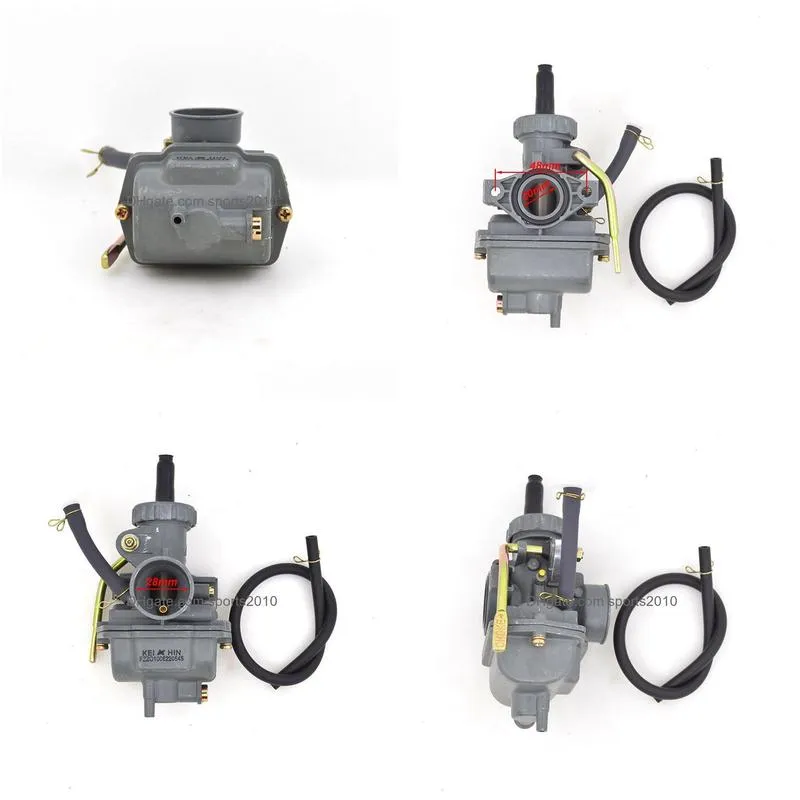 Motorcycle Fuel System Motorcycle Carburetor Pz20 20Mm For 50Cc 70Cc 90Cc 110Cc 125Cc Kazuma Atv Quad Go Kart Sunl Taotao Hand Drop De Dhhrl