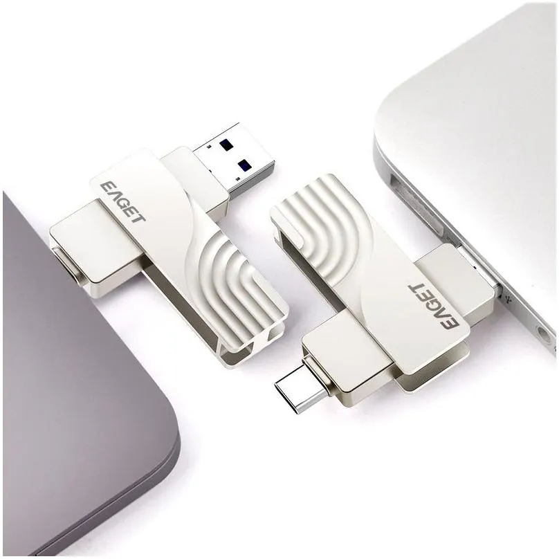 Type C Flash Drive 256GB 128GB OTG Pendrive 64GB 32GB USB 30 Memory Stick For TypeC Phone Tablet Laptop Computer CF306282512