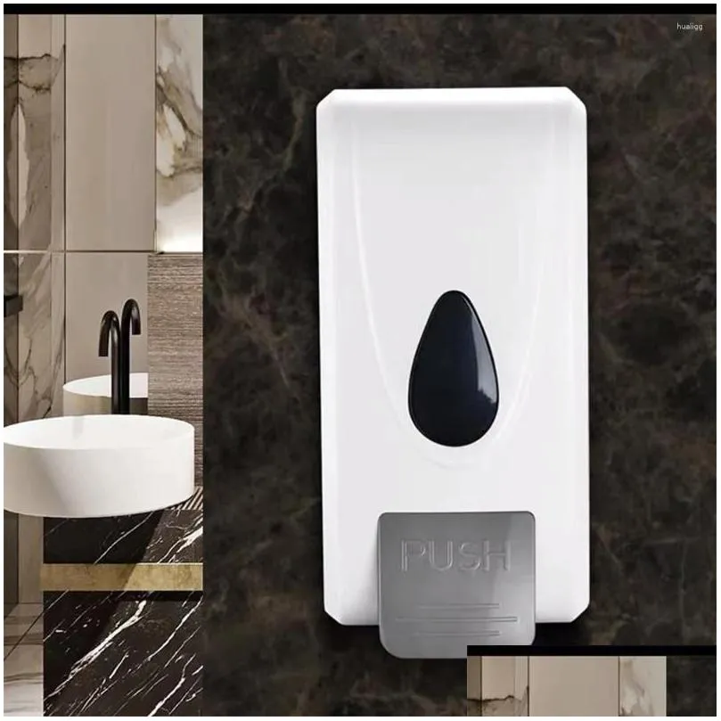 Liquid Soap Dispenser Manual And Hand For Commercial Or Residential Use Good ForLotion Gel Wall Mounted 600Ml