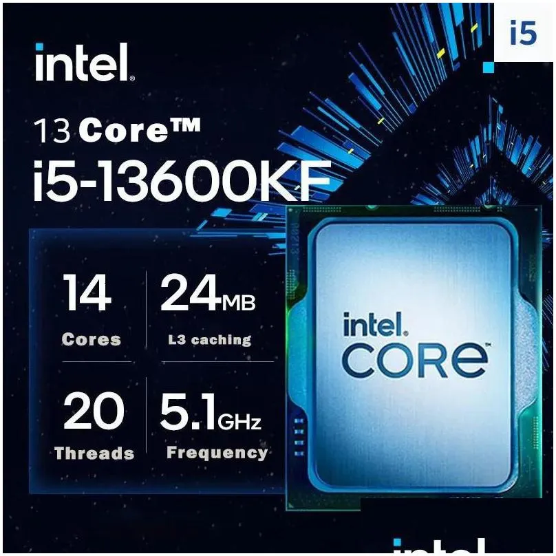 CPUs Intel Core i513600KF i5 13600KF 35 GHz 14Core 20Thread CPU Processor 10NM L324M 125W LGA 1700 Tray but without Cooler 231120