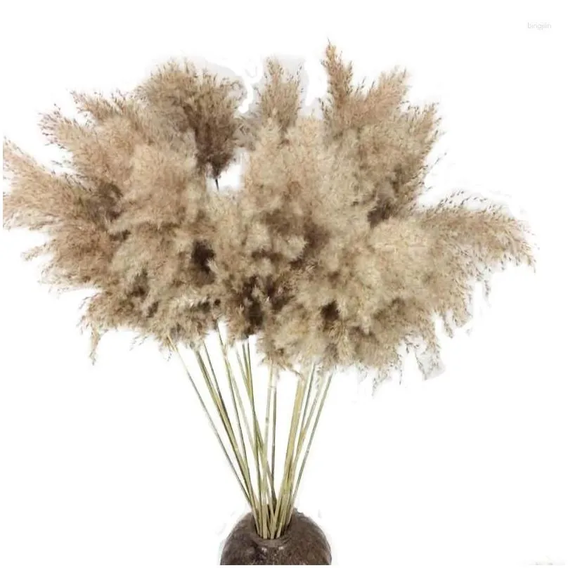 Decorative Flowers Natural Dryness Wedding Reed Bouquet Color Decorations For Home Party And Ornament YN17