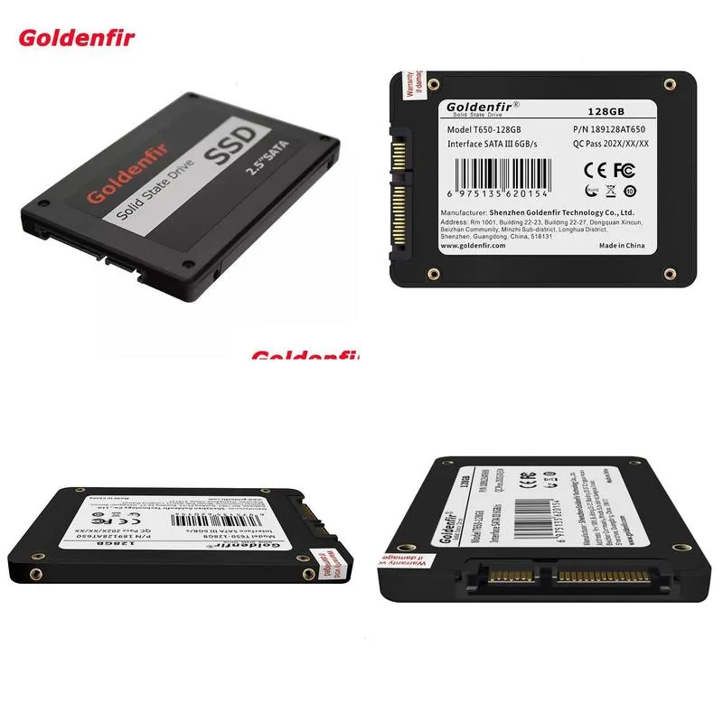 Hard Drives lowest price SSD 128GB 256GB 512GB 2TB Goldenfir solid state disk hard disc drive for pc 230712