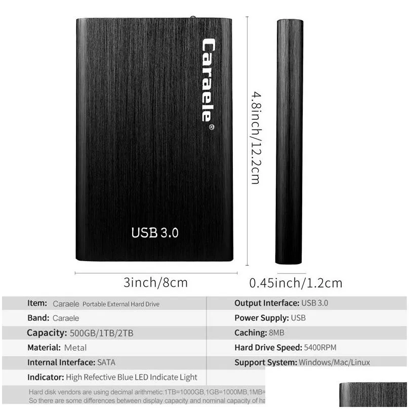 HDD 2.5 1 TB external hard drives 1TB 2TB storage device hard-drive for computer portable HD USB 3.0