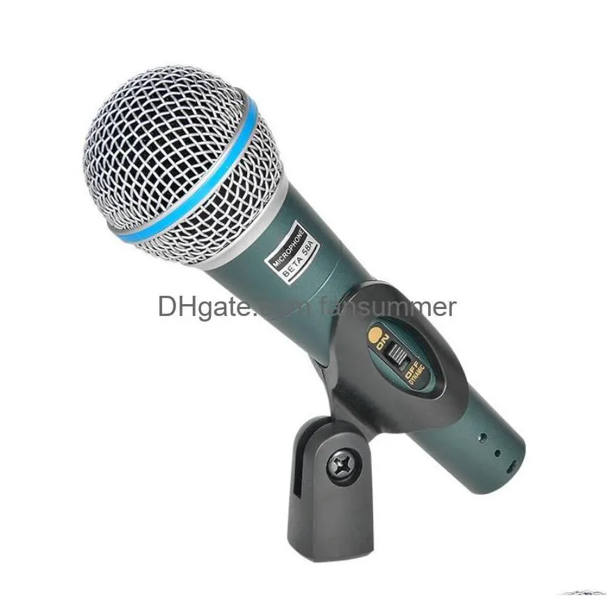  Handheld Wired Dynamic Microphone Studio For Singing Stage Recording Vocals Gaming Mic Computer