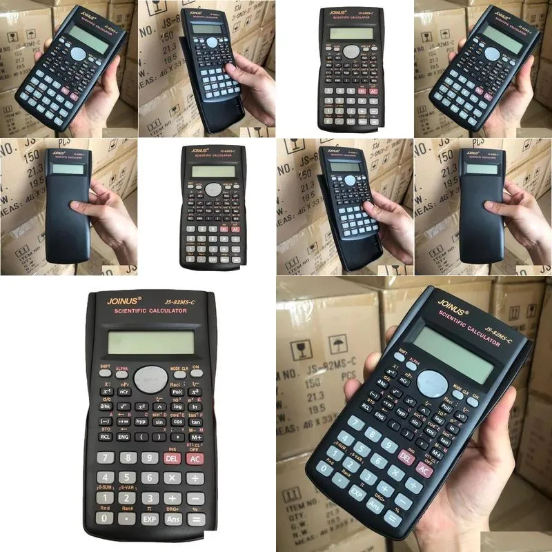 wholesale 82ms-c black statistical trigonometric function science calculator annotation society student exam computer