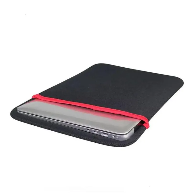 Business Travel Carry Case 6-17 inch Neoprene Soft Sleeve Case Laptop Pouch Protective Bag for 7