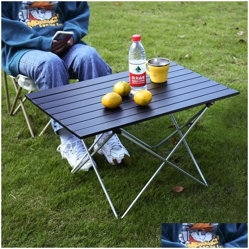 Aluminum Alloy Foldable Tables Garden Sets camping metal desk Portable Folding Picnic table