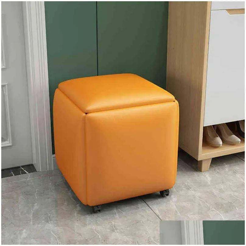 The portable chair Camp Furniture For Home Folding Chair Multifunctional Magic Cube Stool Foldings Stool Combination H220418