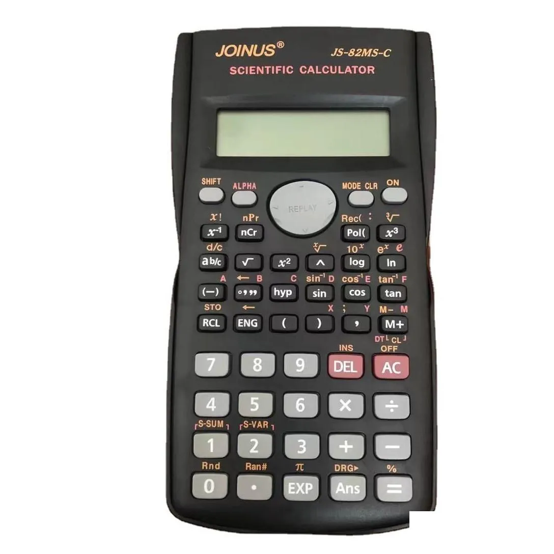 wholesale 82ms-c black statistical trigonometric function science calculator annotation society student exam computer