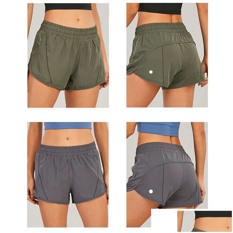 Yoga Shorts For Women Short Sleeve Running & Gym Wear With Zipper