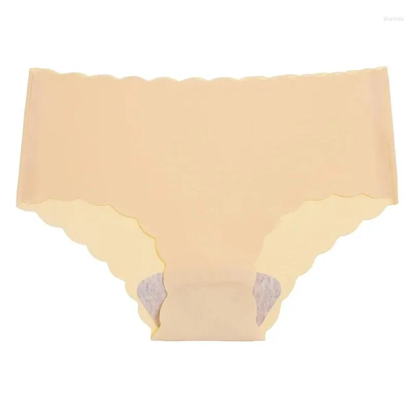Women`S Panties Womens Panties Trowbridge 4Pcs Set Silk Satin Seamless Underwear Lovely Wavy Edge Briefs Skin-Friendly Lingerie Cozy U Otezw