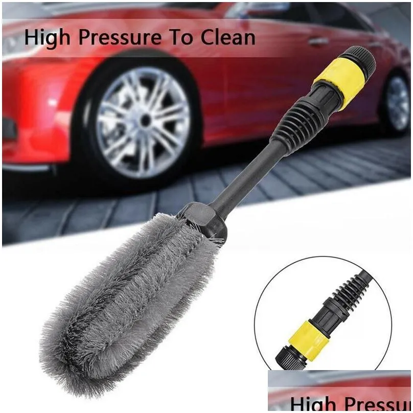 Car Sponge Master Wheel Brush Easy Reach And RIM Detailing With Washing Gloves Wash Mitts