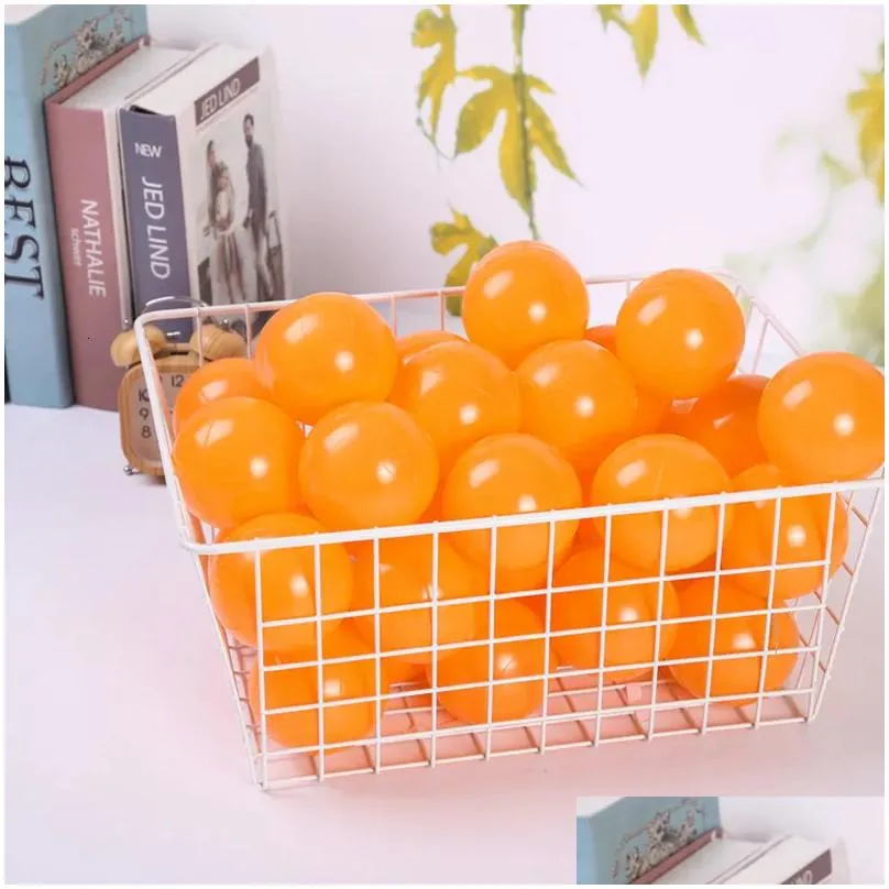 Balloon 100 PcsSet Eco-Friendly Balls For Dry Pool Colorful Ball Pit Soft Plastic Ocean Wave Ball Toys For Children Water Pool Toys