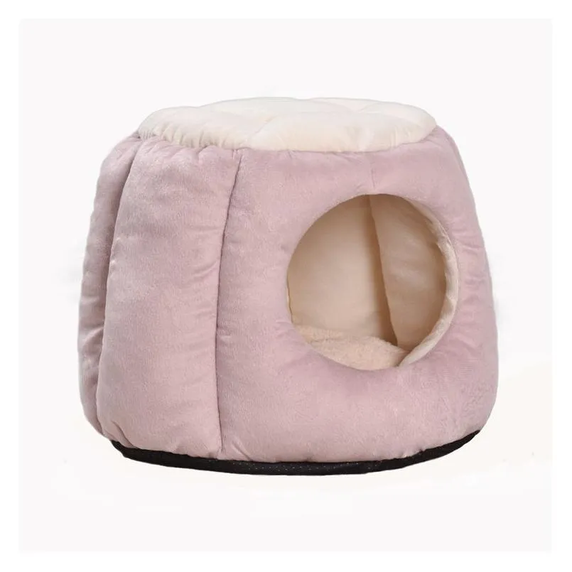 Creative Soft and Comfortable Breathable Teddy Dog Cat Fur Fashion Warm Home Pet Nest Pet Supplies274l