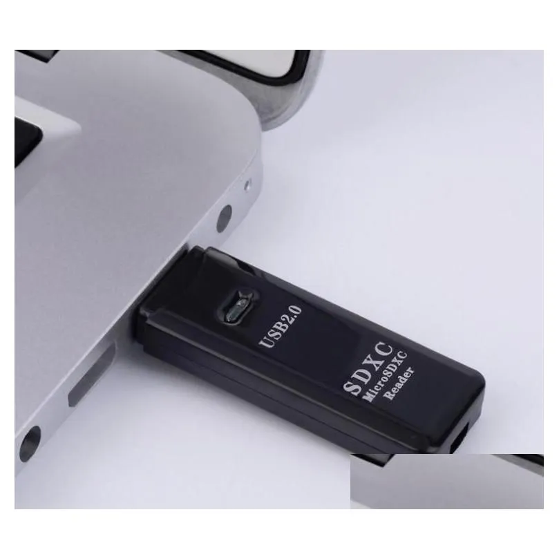 2 in 1 High Speed USB 2.0 3.0 SDXC TF T-Flash Memory Card Reader Adapter For SD/For SDHC/For SDXCMMC/For MMC2/For RS MMC/MMC 4.0 FC