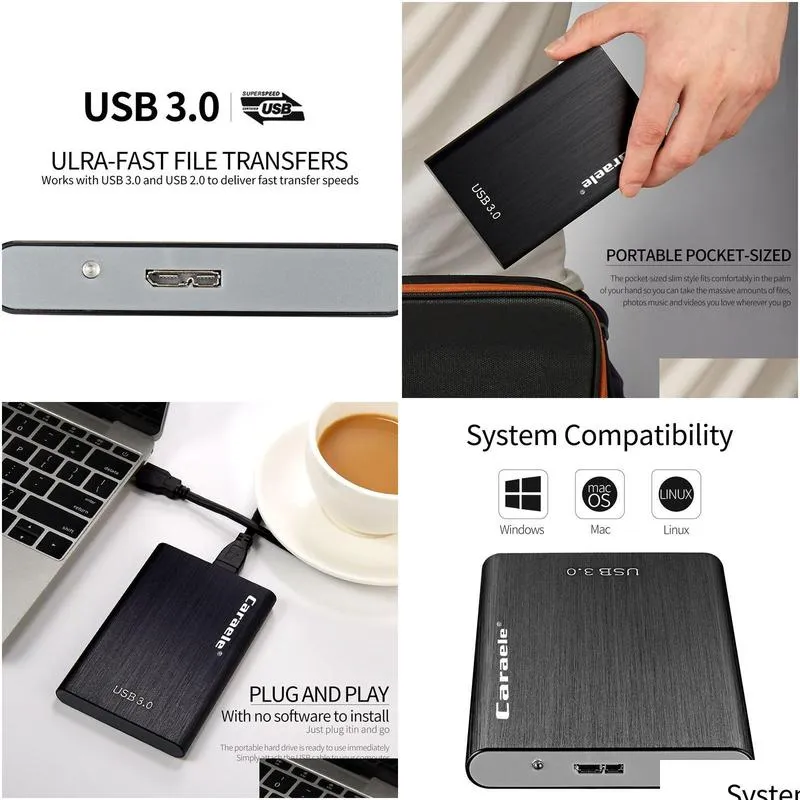 HDD 2.5 1 TB external hard drives 1TB 2TB storage device hard-drive for computer portable HD USB 3.0