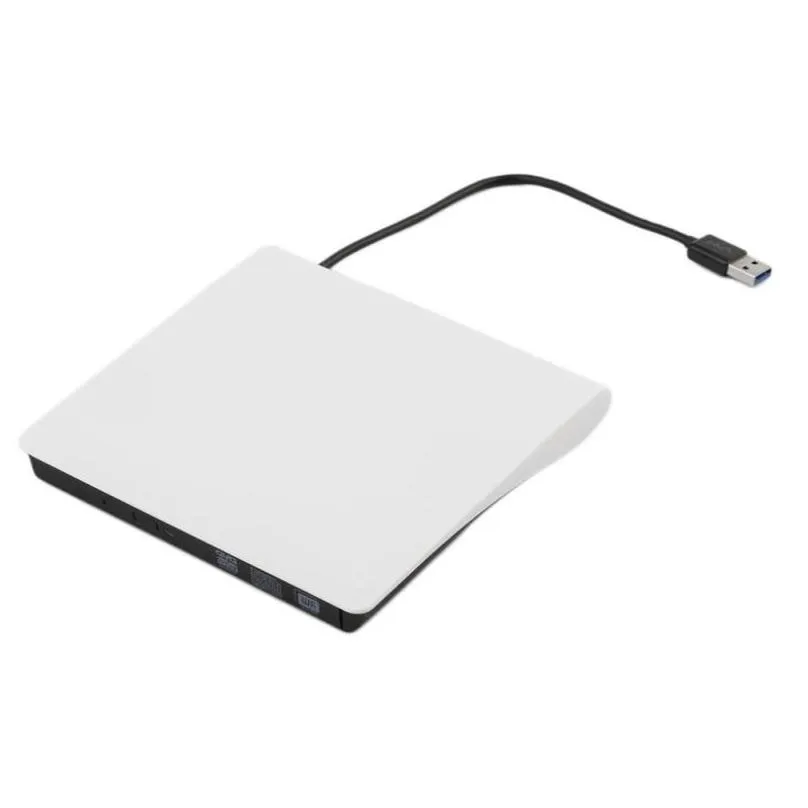 Freeshipping Professional Slim Compact Lightweight External Drive USB 30 3D Burner Writer Player for PC Laptop Notebook CD DVD Player