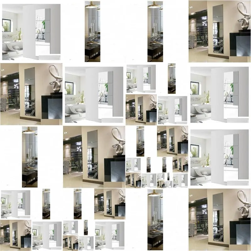 wall mounted combination dressing mirror wall mounted mirror student dormitory bedroom home wardrobe splicing mirror full body