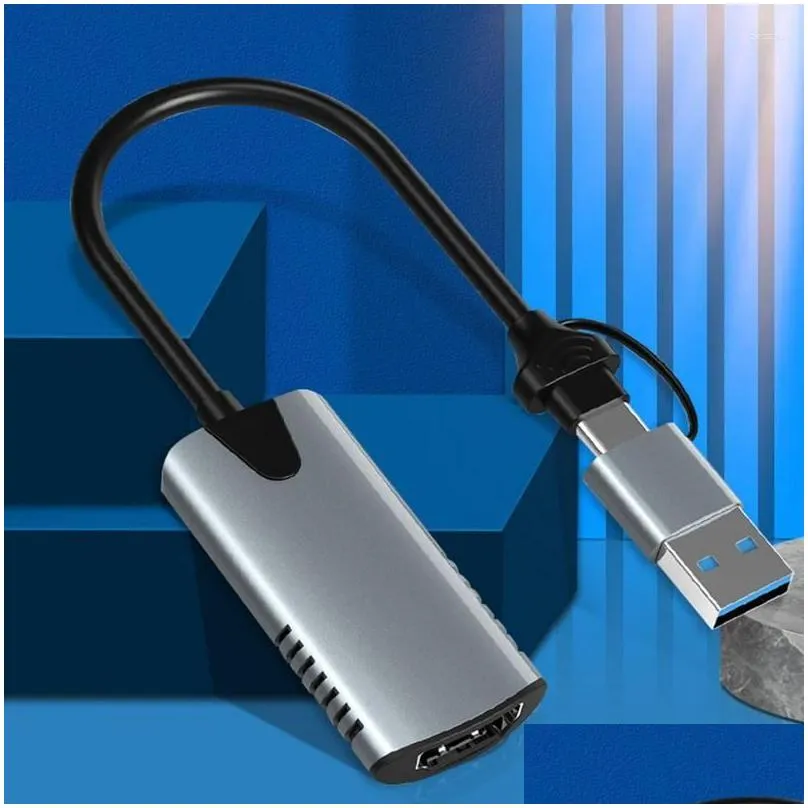 Video Capture Card HD MI-compatible Grabber Box For Game Camera Recorder Live Streaming Recording Screen
