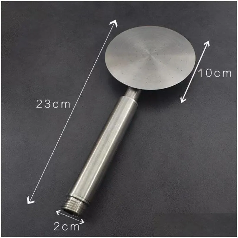 304 all stainless steel metal ultra strong pressurized shower head handheld water-saving and head single head