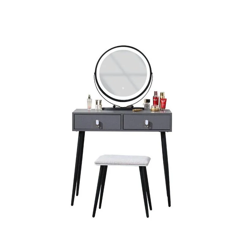 Bedroom Furniture Dresser bedroom modern minimalist small apartment makeup cabinet storage 70CM light luxury net red ins table1354590