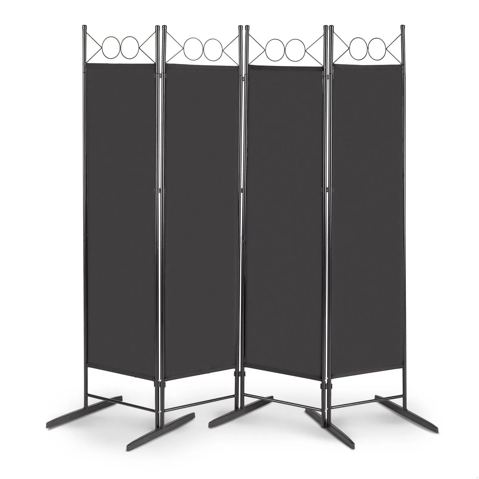 6FT 4 Panel Room Divider Folding Privacy Screen Home Office Separator 2 Color