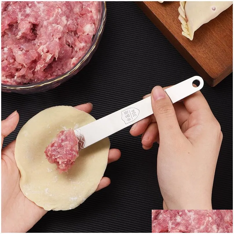 Stainless Steel Dumpling Making Mould Perfect Portions Scale Kitchen Utensil Gadget Accessories DIY Pastry Tools Shaper Mould Kitchen Cooking