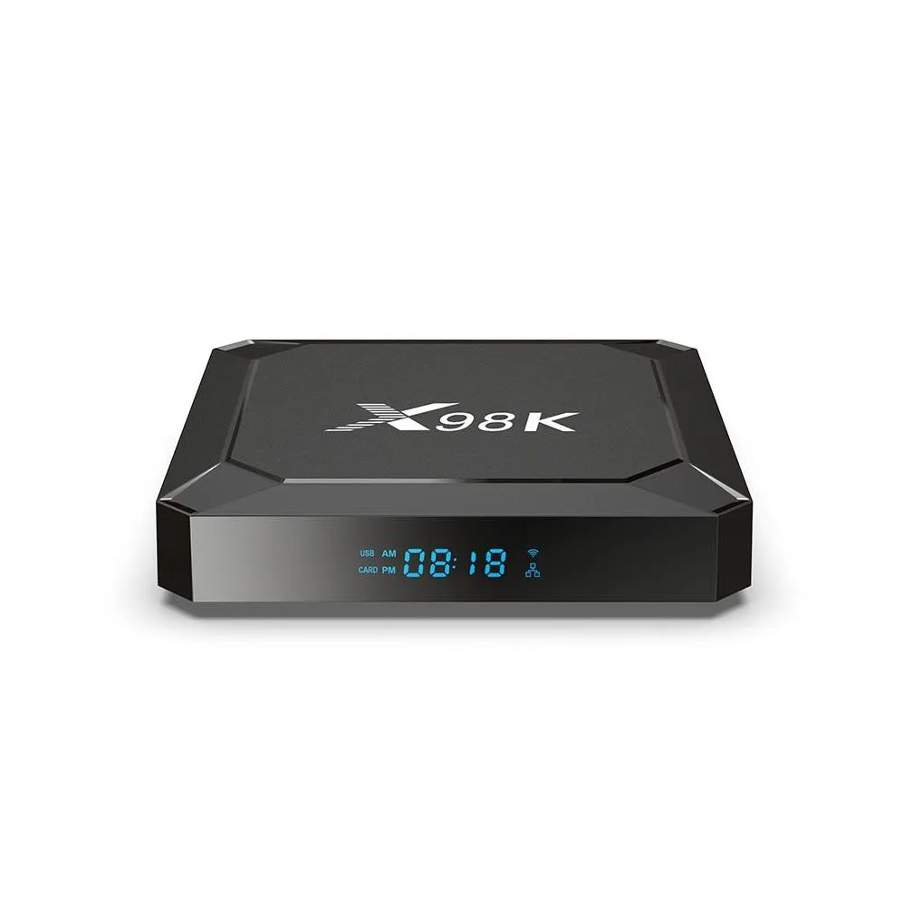 X98K Android 13 Smart TV Box Wifi 6 Rockchip RK3528 2G 16G 2.4G 5G Dua WIFI BT 5.0 16GB 4GB 32GB Set Top TV Box Media Player