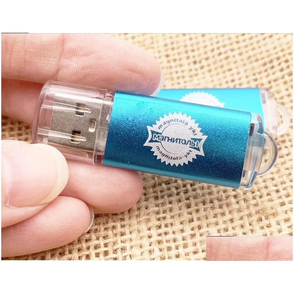 Free Custom 100PCS USB Flash Drives Pen 256MB 512MB 1GB 2GB 4GB 8GB 16GB Pendrive Memory Stick 32GB 64GB Gift