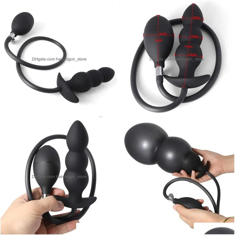  massager inflatable anal plug bdsm expander butt dilatator g spot stimulator prostate massager toys 18