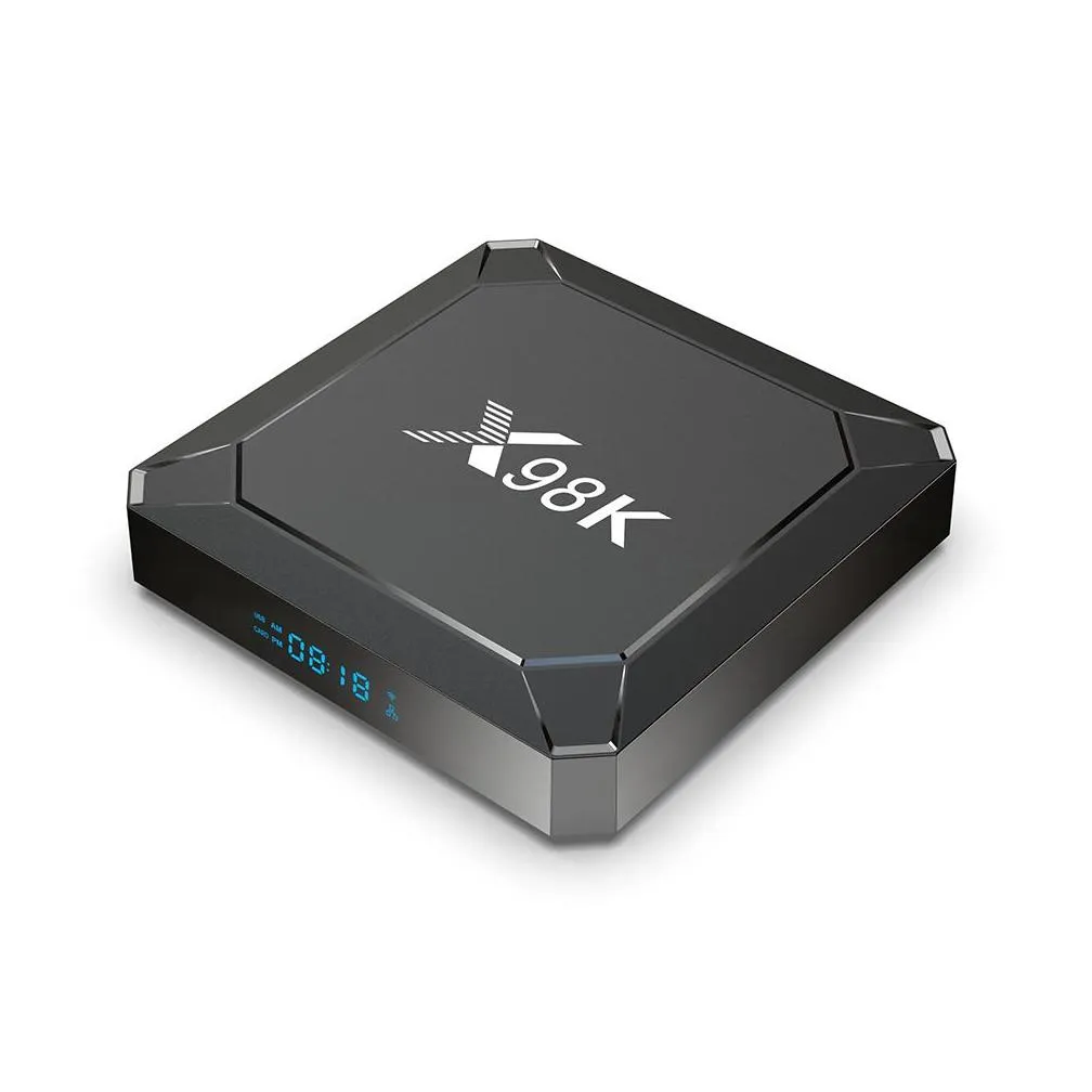 X98K Android 13 Smart TV Box Wifi 6 Rockchip RK3528 2G 16G 2.4G 5G Dua WIFI BT 5.0 16GB 4GB 32GB Set Top TV Box Media Player