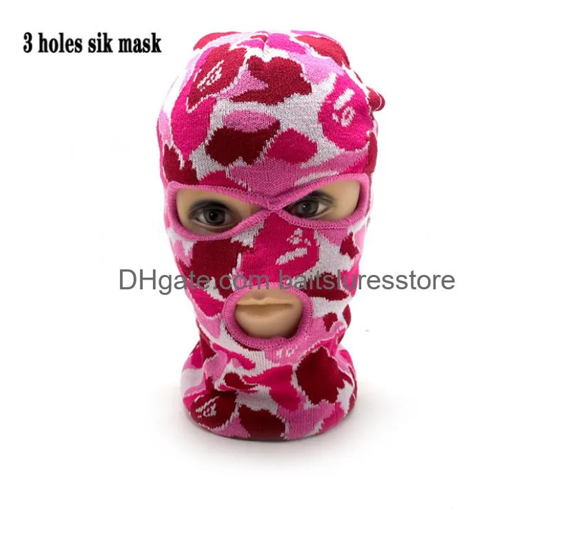 fashion balaclava 2/3-ho ski mask tactical mask full face camouflage winter hat party mask special gifts for adult