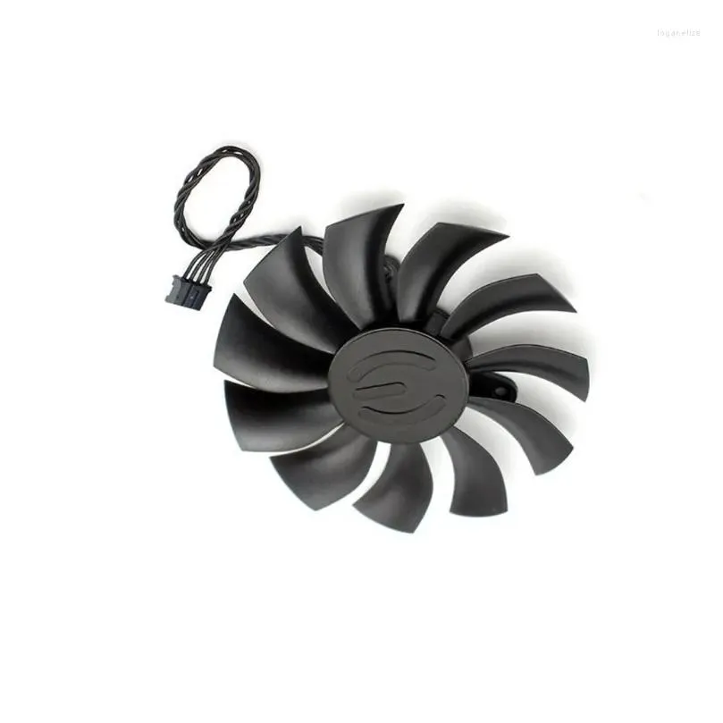 Computer Coolings 86mm/3.38in PLA09215B12H 4Pin 12V 0.55A VGA Fan Graphics Card Cooling For EVGA GTX 1080 Ti 11GB