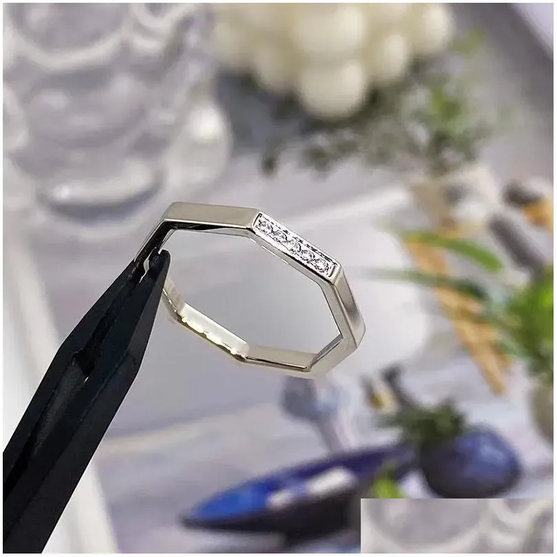 High Quality Ring for Men Women Octagonal Ring Gold Ring Titanium Steel Ring Cute Ring Jewelry Gift