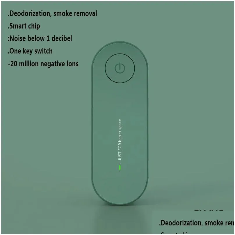  oils diffusers portable air purifier anion air purification xiomi air freshener ionizer cleaner dust cigarette smoke remover toilet deodorant