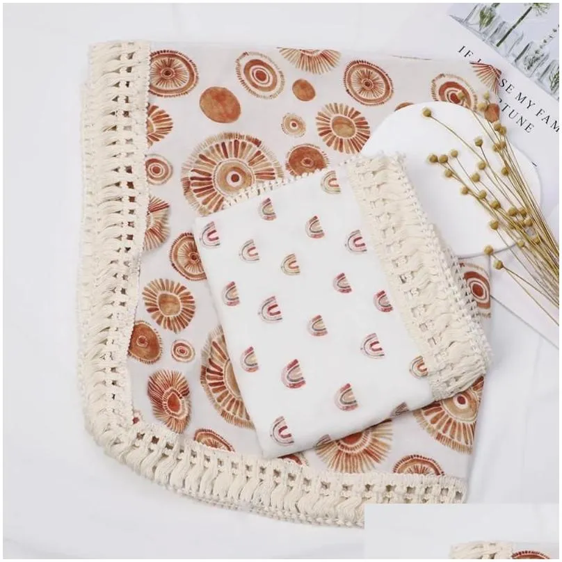 Blankets Cute Bear Muslin Squares Cotton Baby Blanket For Born Plaid Infant Swaddle Babies Accessories Bed Summer Comforter