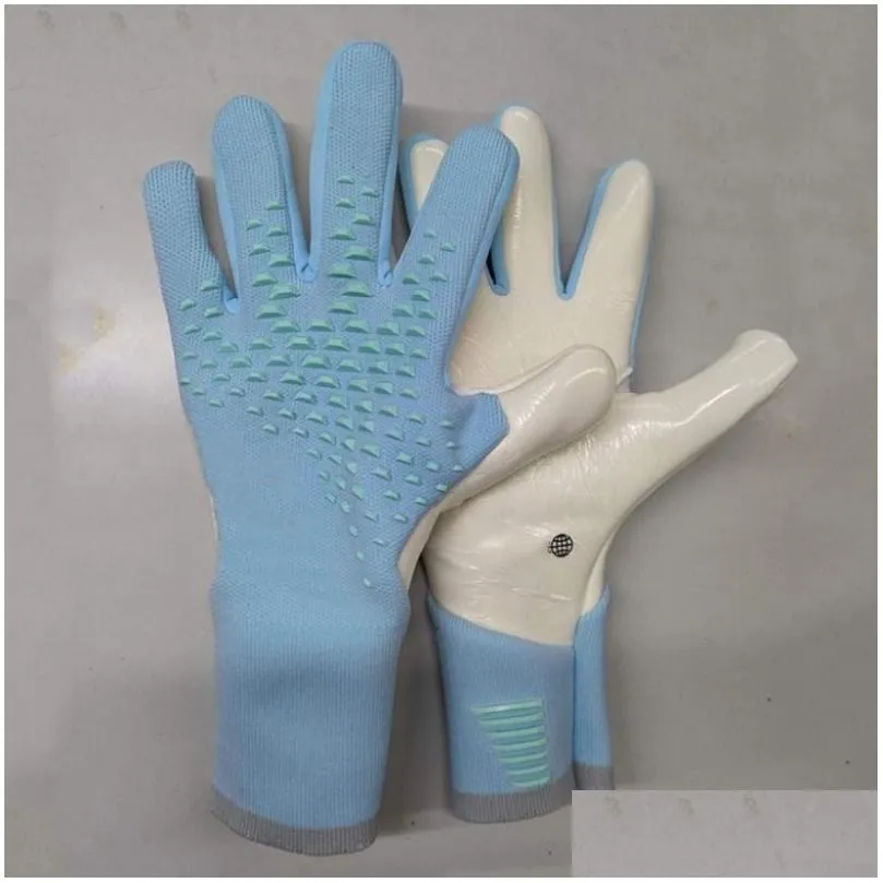 Sports Gloves Goalkeeper Gloves for Football Training Latex Wear-resistant Goalie Gloves Children Adults Soccer Match Accessory Sports Gloves
