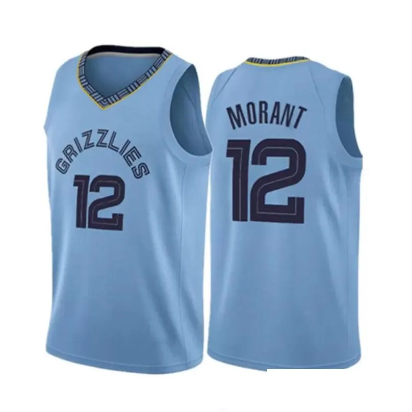 Men Youth Kids Ja Morant 12 Grizzlie Basketball Jerseys MEM Retro Men New Season City Jersey adult children S-XXXL