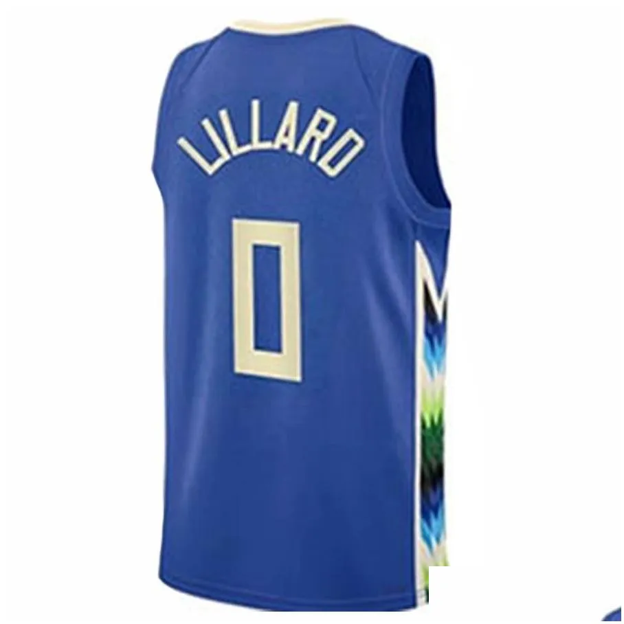 Men Kids Youth Damian Lillard Dame time Basketball Jerseys City Jersey edition mesh Adult children