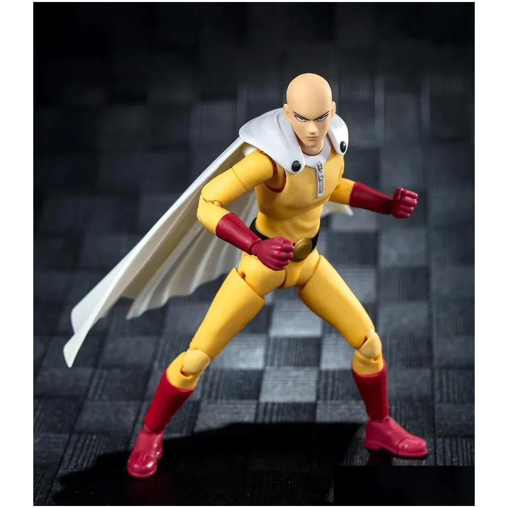 Dasin Model Greattoys GT One Punch Man Figures Saitama Genos Garou SHF PVC Action Figure Anime Toys Figure