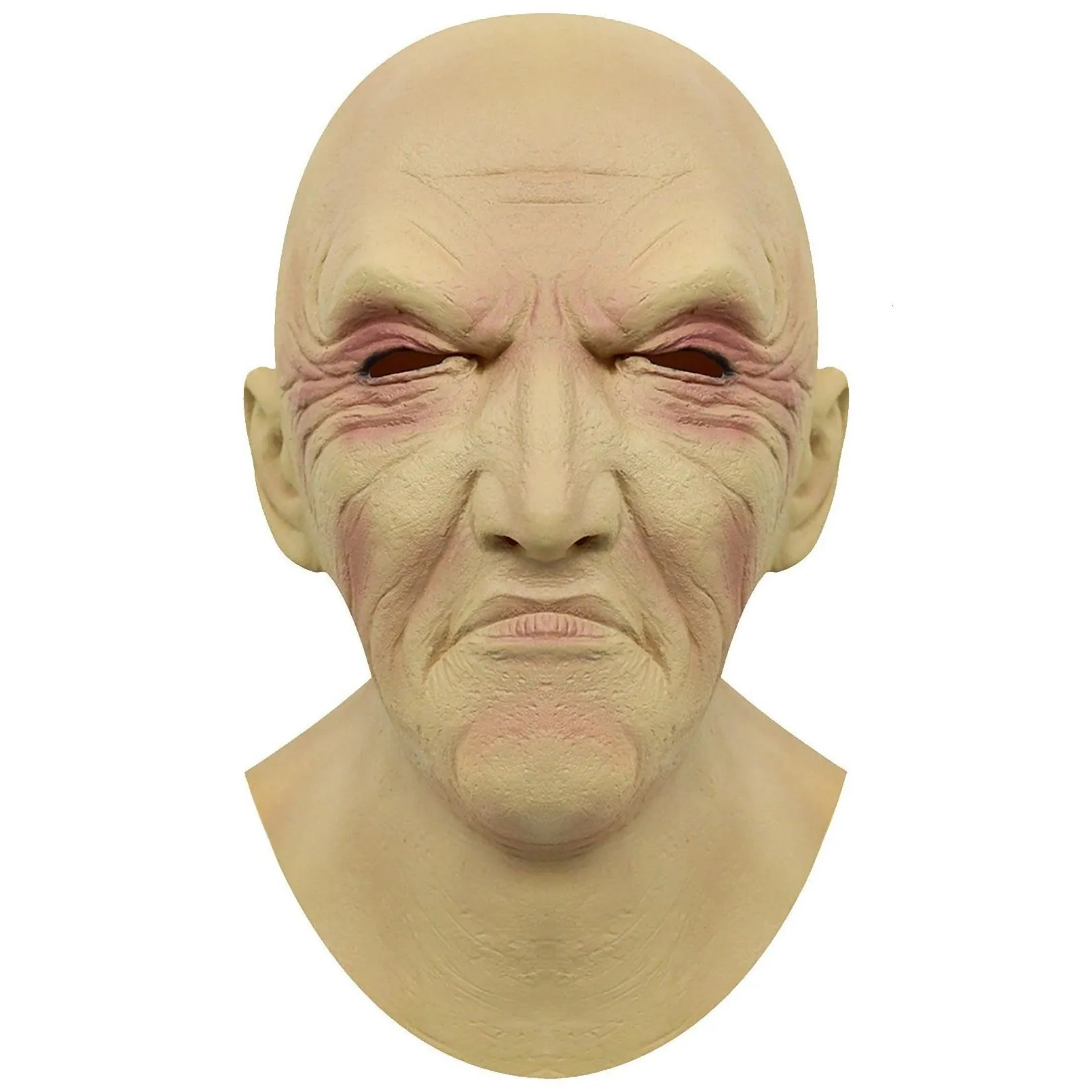 party masks supersoft fall mask another old me-the holiday man female halloween elder person mask grandpa grandma party favors for halloween